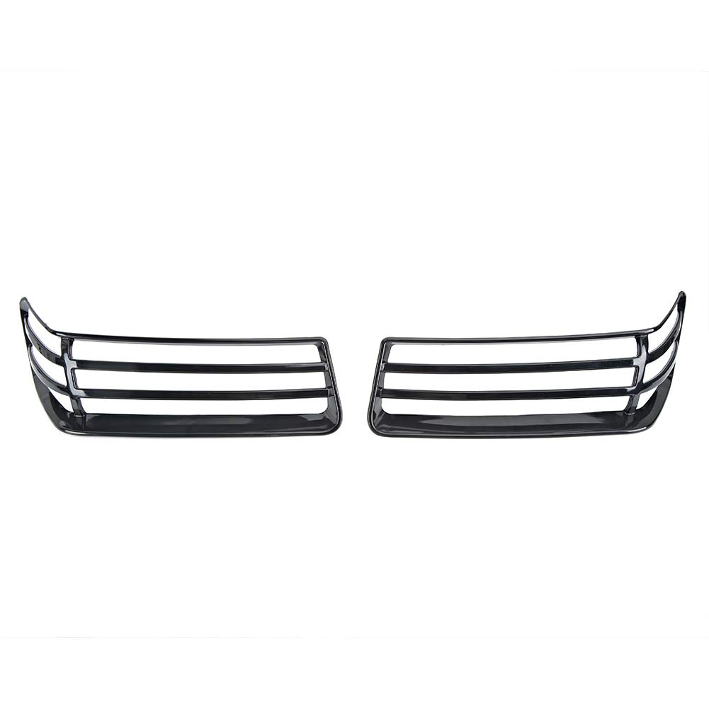 Jeep Wrangler JL 2018+ Wheel Eyebrow Lamp Cover - Durable Headlight Trim Protection for Off-Road & Daily Driving - Perfect for Jeep Accessories & Car Modifications