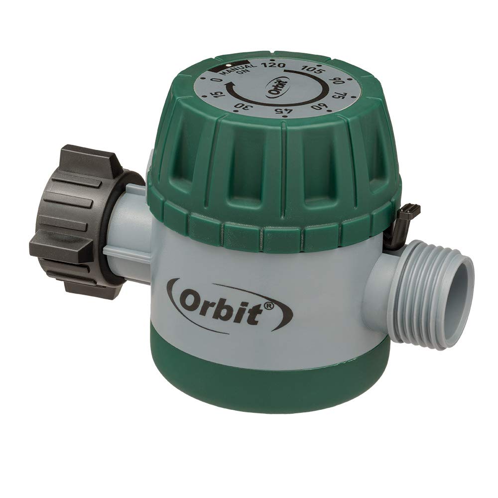 Orbit 3-Pack 62034 Mechanical Watering Hose Timer (Green) - Automatic Garden Irrigation System for Lawns, Plants & Flower Beds - Durable Outdoor Water Timer for Sprinklers & Drip Systems