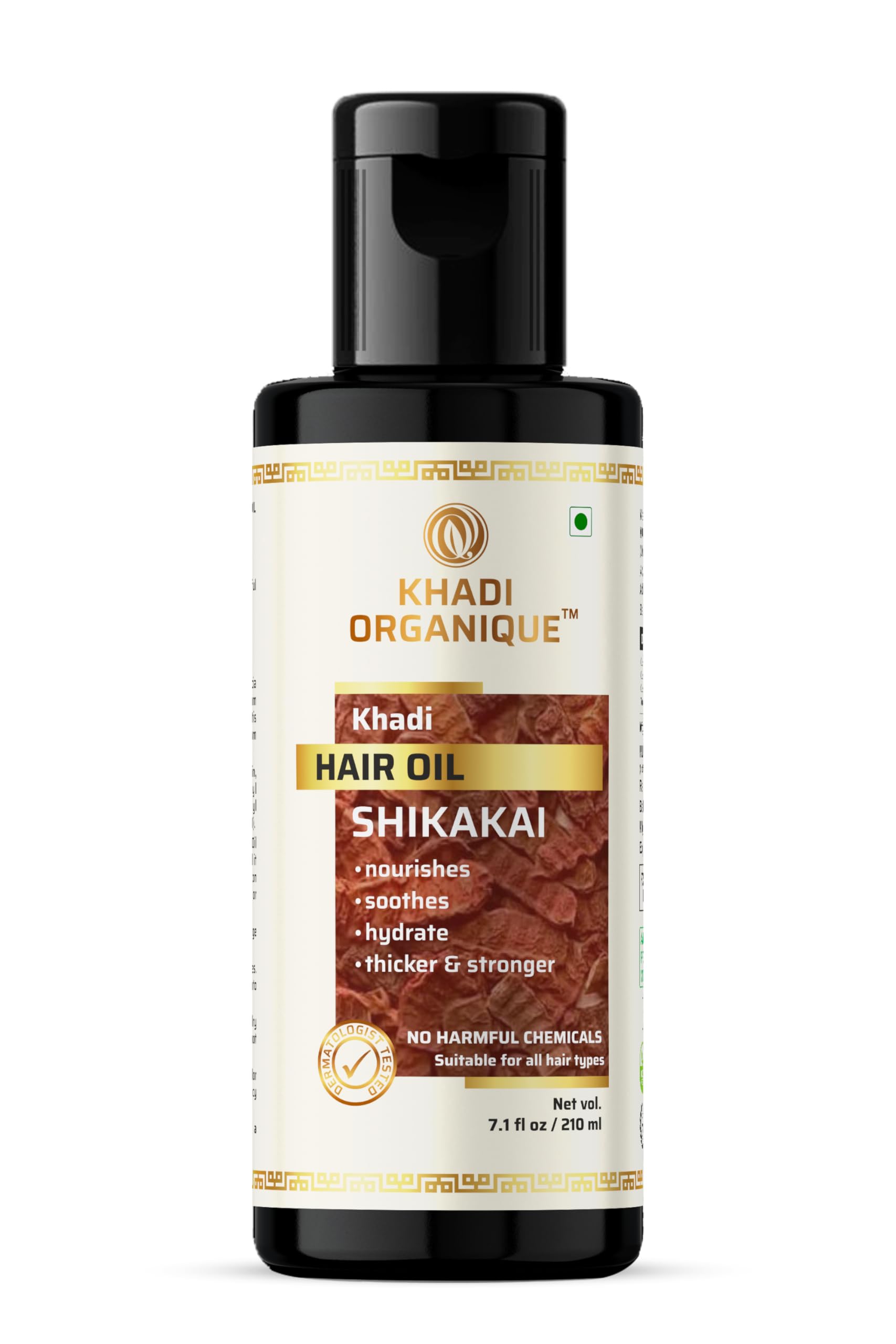 Organic Shikakai Hair Oil for Hair Growth & Thickness - Natural Treatment for Healthy, Long, Strong & Shiny Hair - Reduces Hair Fall - Paraben & Mineral Oil Free (Pack of 2, 420ml) - Perfect for Daily Hair Care & Scalp Massage