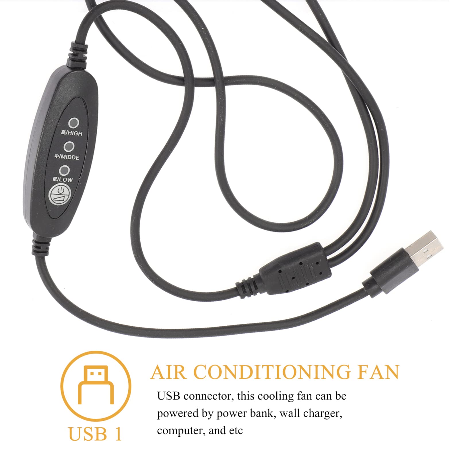 SOLUSTRE USB-Powered Cooling Vest with Portable Fans - Adjustable Wearable Air Conditioner Vest for Heat Management at Work, Outdoor Activities & Sports