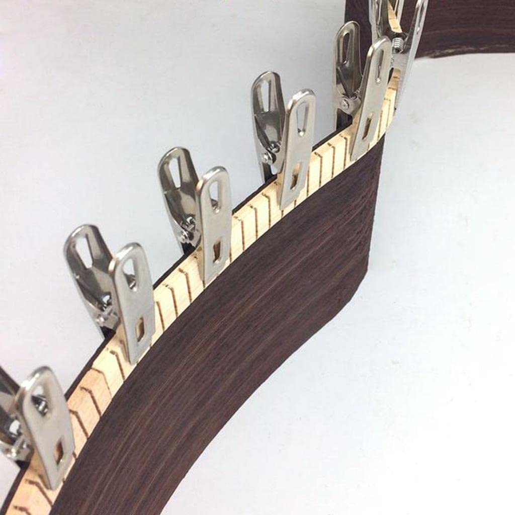 8 Pcs Purfling Binding Inlay Strips for Guitar Violin Luthier DIY Repair - Woodworking Craft Supplies for Instrument Making & Restoration