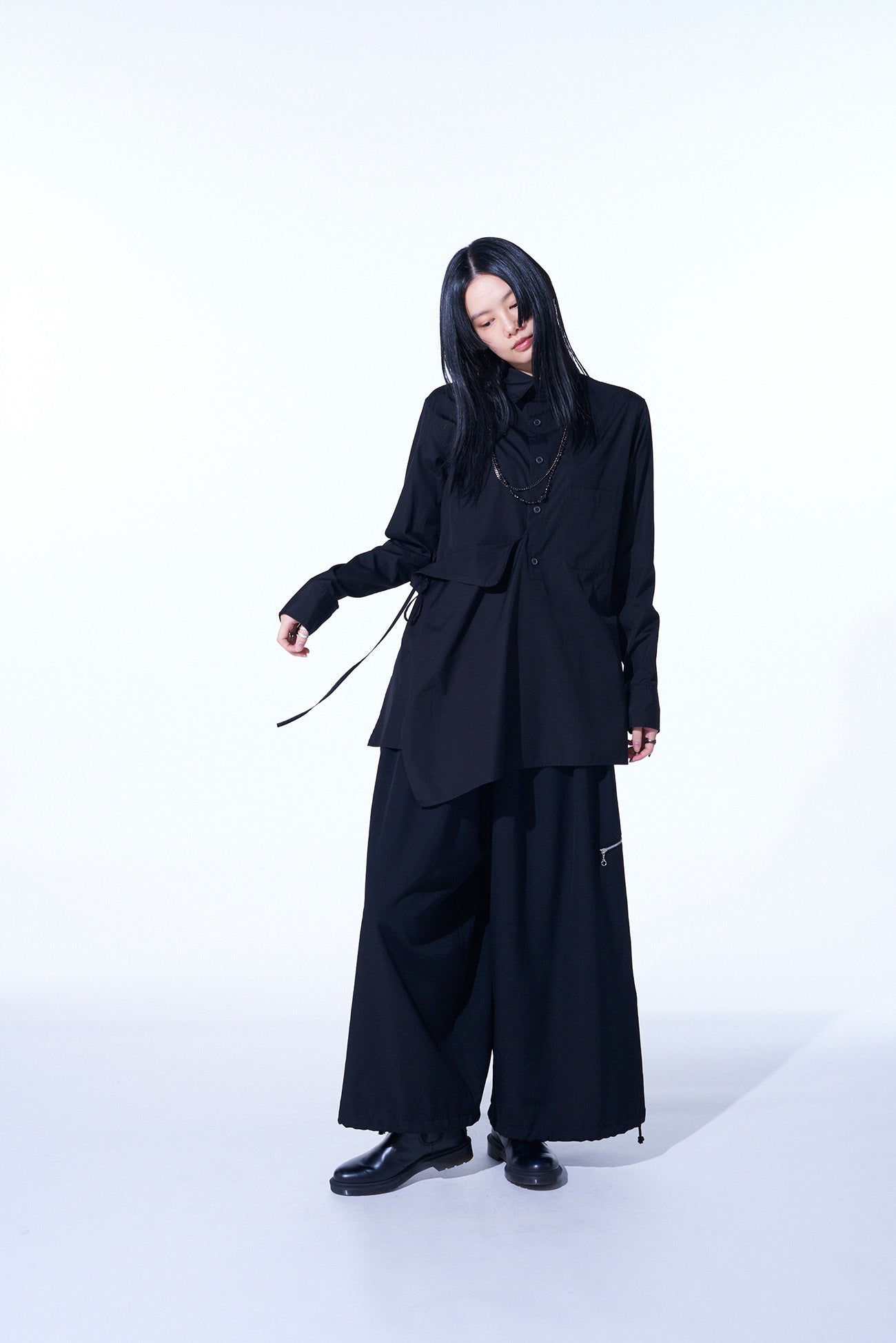 Soft Cotton Broad Cloth Draped Shirt for Women - Comfortable Loose Fit Blouse for Casual Wear & Office Outfits