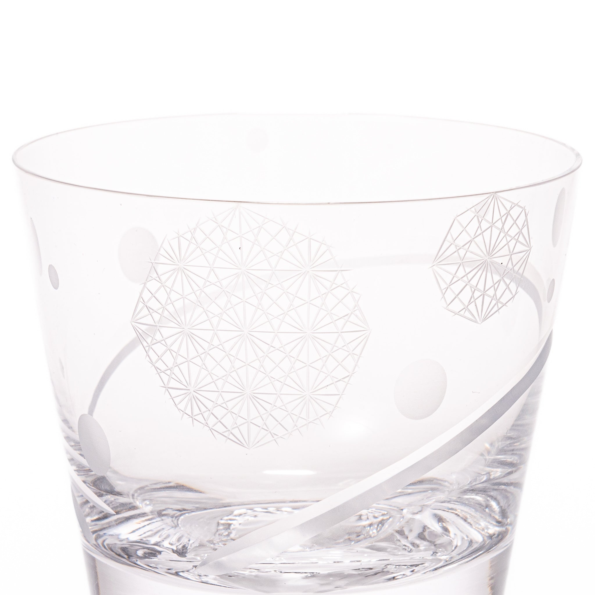 Tajima Mount Fuji Whiskey Glasses Set of 2 - Japanese Inspired Rocks Glasses for Bourbon, Scotch & Cocktails - Perfect for Home Bar, Gifts & Entertaining