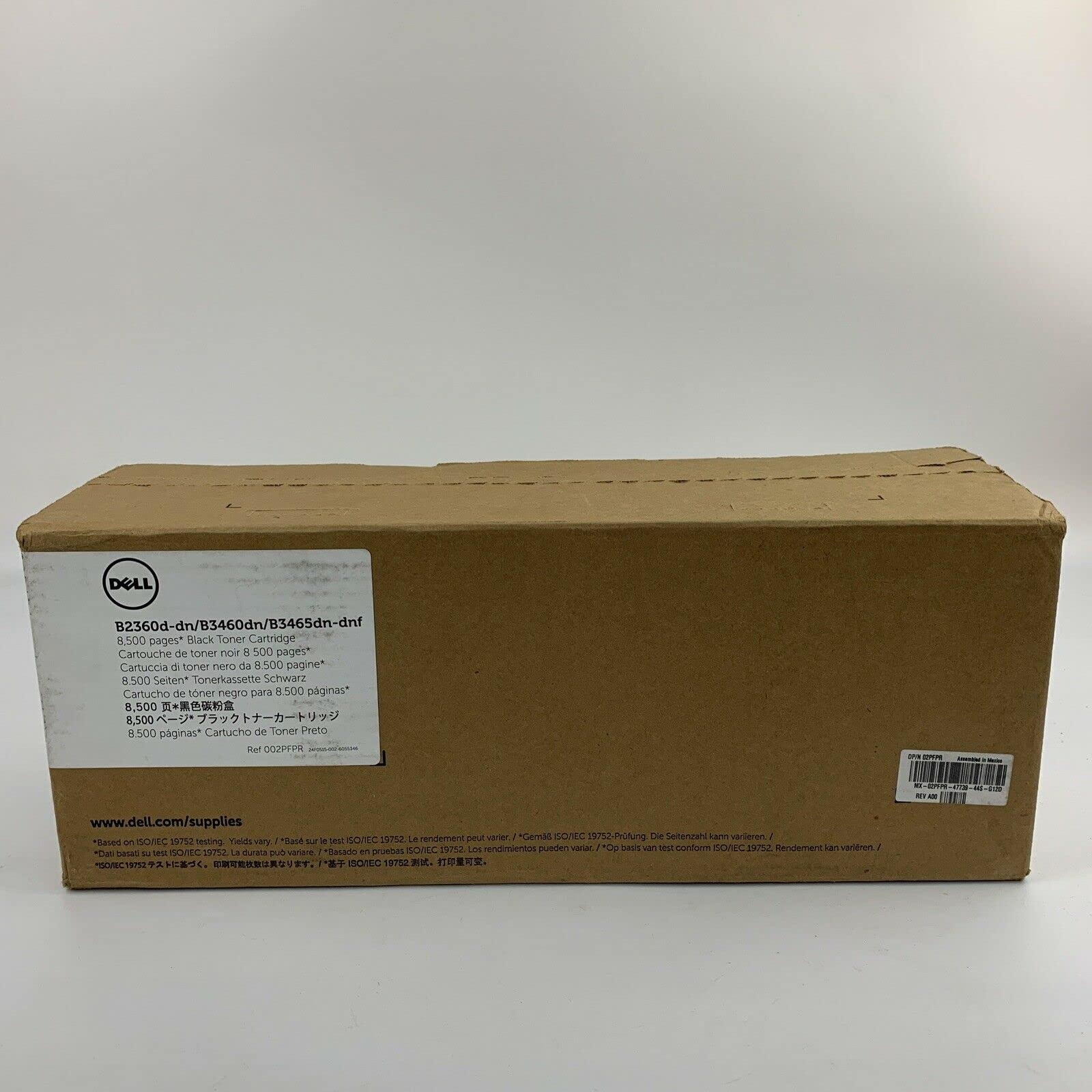 Original Black Toner Cartridge for Dell M11XH Compatible with B2360d B2360dn B3460dn B3465dn B3465dnf Laser Printers - High Yield Replacement for Home & Office Printing Needs