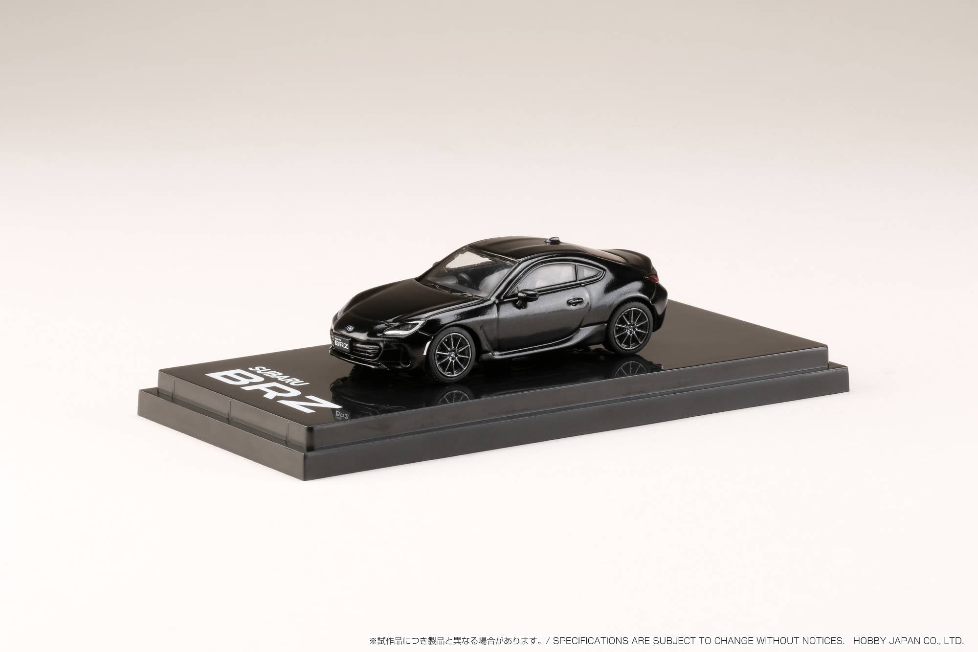1:64 Scale Subaru BRZ (ZD) S Edition Diecast Model Car - Crystal Black Silica - Collectible Hobby Japan Toy for Car Enthusiasts | Perfect for Display, Gifts, and Racing Collections