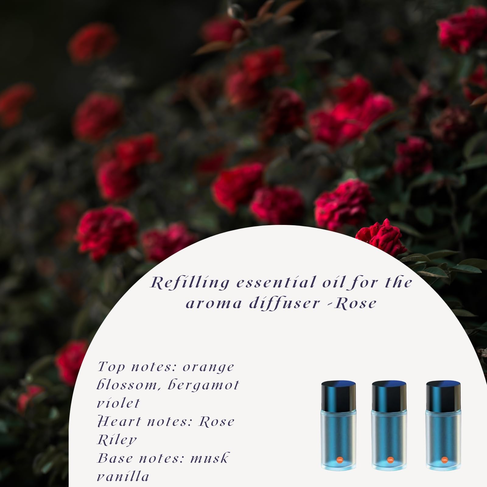 Smart Car Air Freshener Refills - 3 Pack Chanel Scented Diffuser Refills for Car, Home & Office | Long-Lasting Fragrance for Fresh & Clean Air