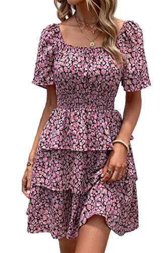 Black Pink Floral