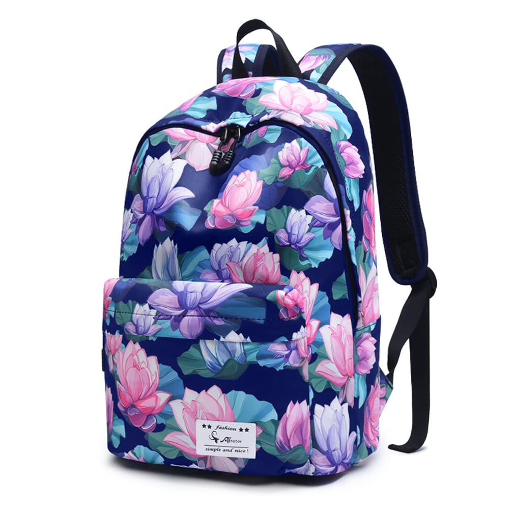 AlcyoneusD Women's Laptop Backpack - Stylish 15.6 Inch Computer Bag for Work, Travel & College - Water Resistant Business Backpack with USB Charging Port - Perfect for Commuting, Business Trips & Daily Use