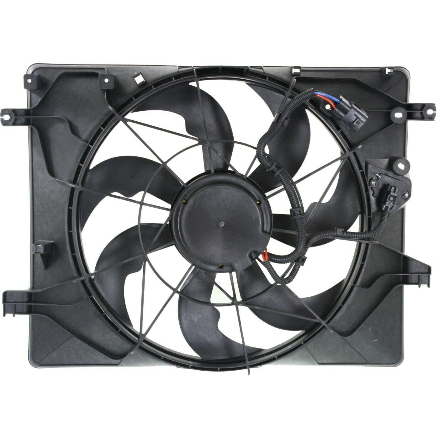 SUNAROUD Radiator Cooling Fan HY3115148, 12464149, 253802M280 - Compatible Replacement for Vehicles - Improve Engine Cooling Performance (Perfect for Summer Driving & Heavy-Duty Use)