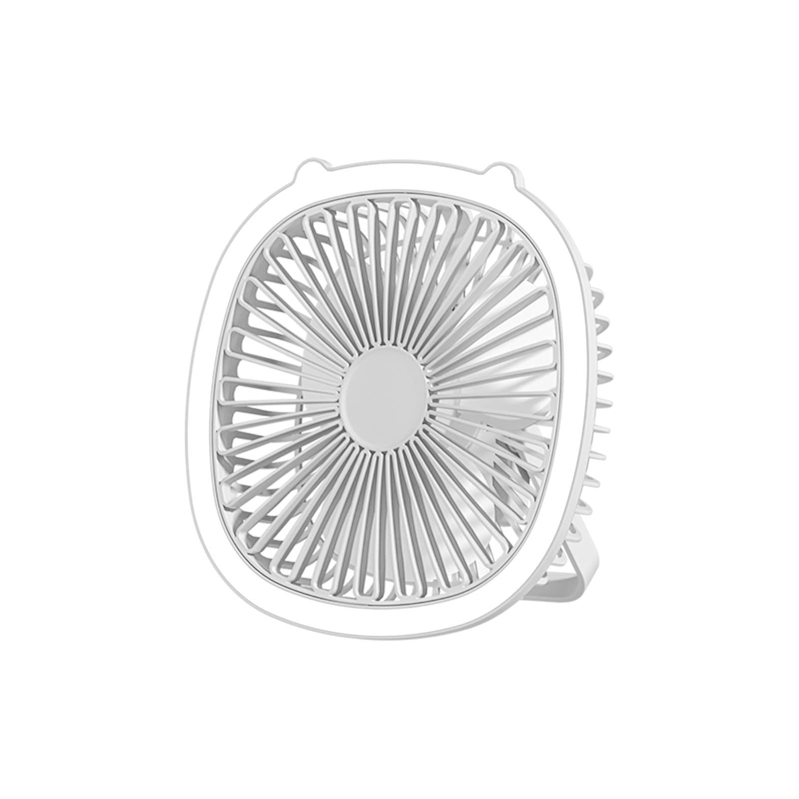 3LB USB Rechargeable Small Ceiling Fan - Portable, Dimmable Hanging Fan with Night Light for Indoor, Outdoor & Desktop Use - Perfect for Bedroom, Office, Camping & Patio