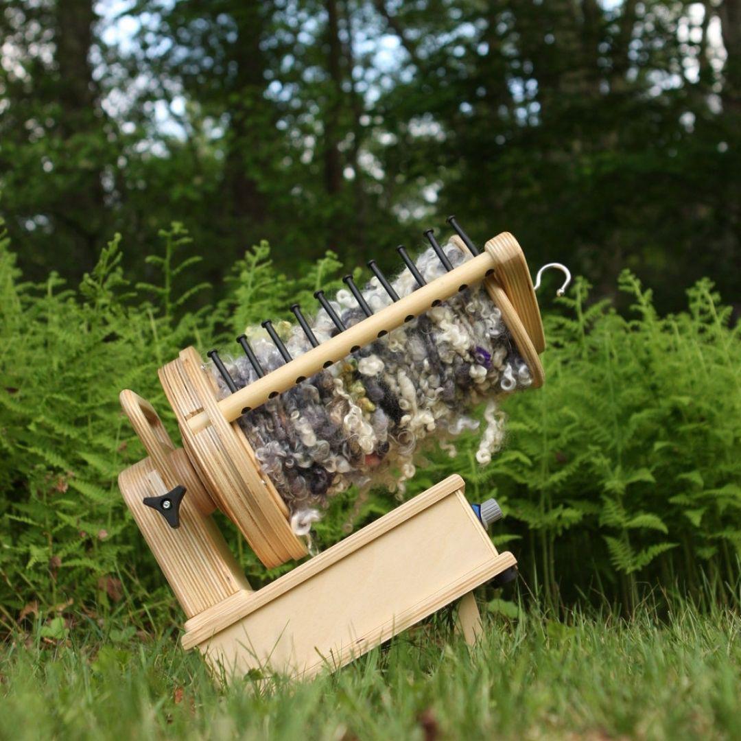 SpinOlution Firefly Electric Spinning Wheel - Compact & Portable Yarn Spinner for Knitting, Crochet & Fiber Arts - Perfect for Home Crafting & DIY Projects