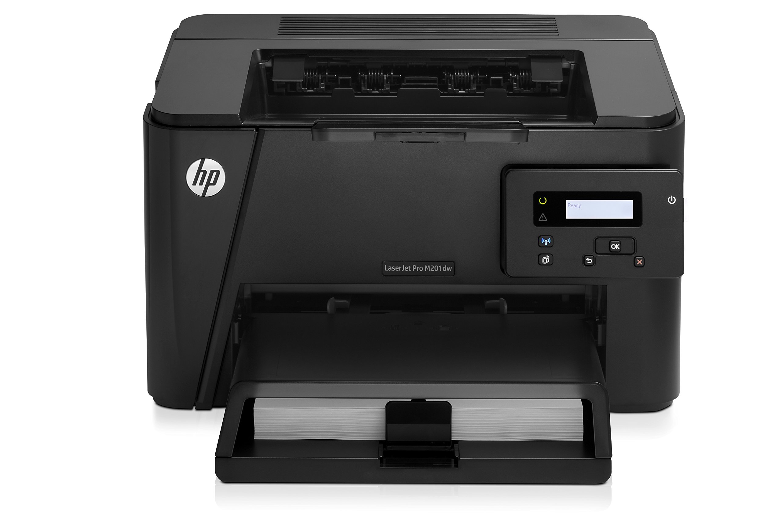 HP Laserjet Pro M201dw Wireless Monochrome Laser Printer with Amazon Dash Replenishment | Fast Printing for Home & Office | Compact Design for Small Workspaces (Renewed/Refurbished) - CF456A