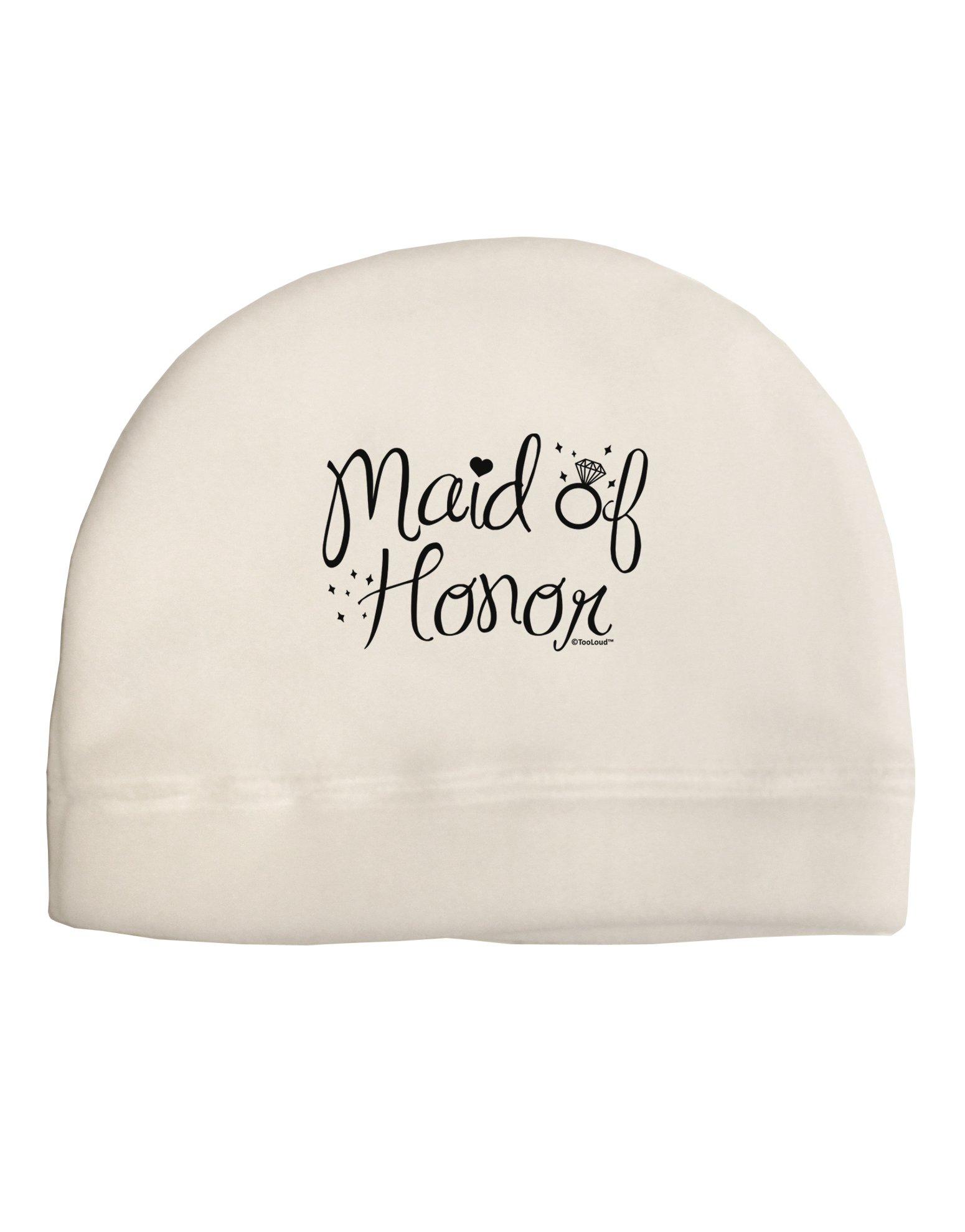 TOOLOUD Diamond Ring Design Fleece Beanie Hat for Women - Soft Winter Knit Cap for Bridesmaids, Wedding Party & Cold Weather Fashion Accessories