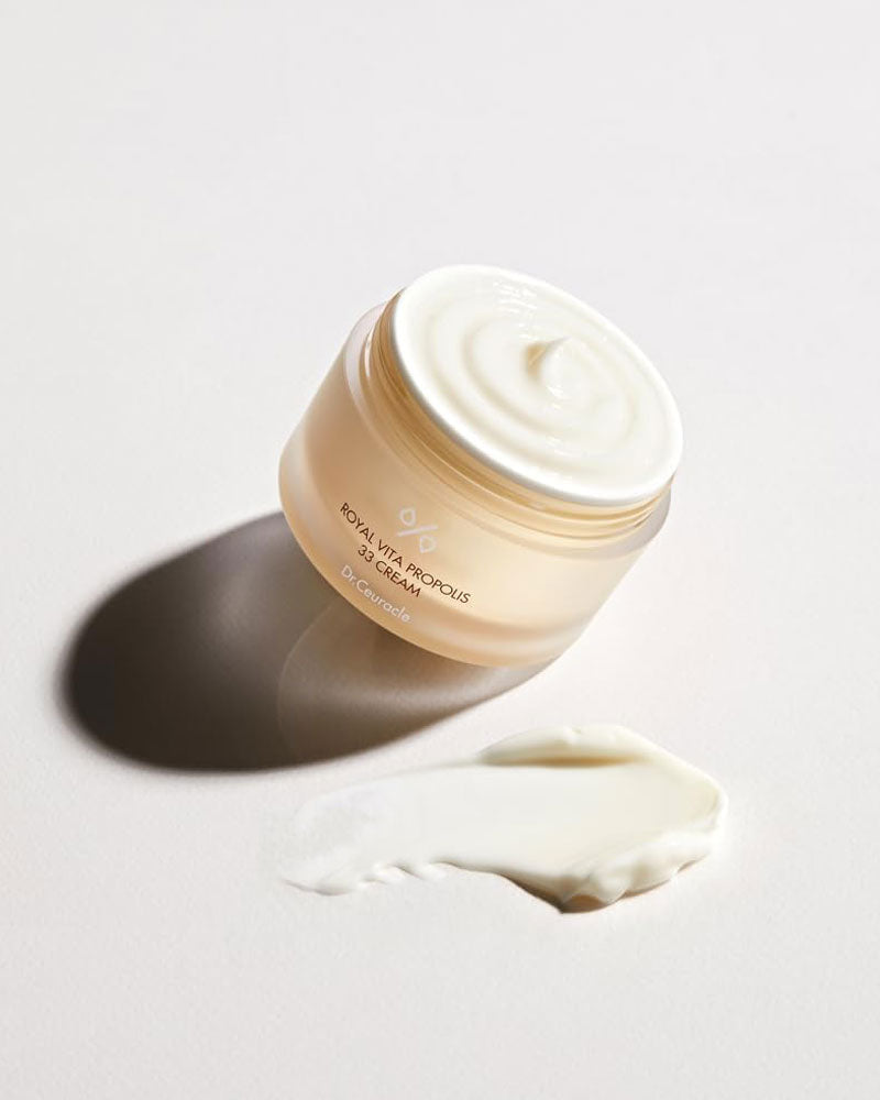 Dr. Ceuracle Royal Vita Propolis 33 Cream - Korean Skincare for Hydration & Anti-Aging - Perfect for Dry Skin & Nighttime Routine