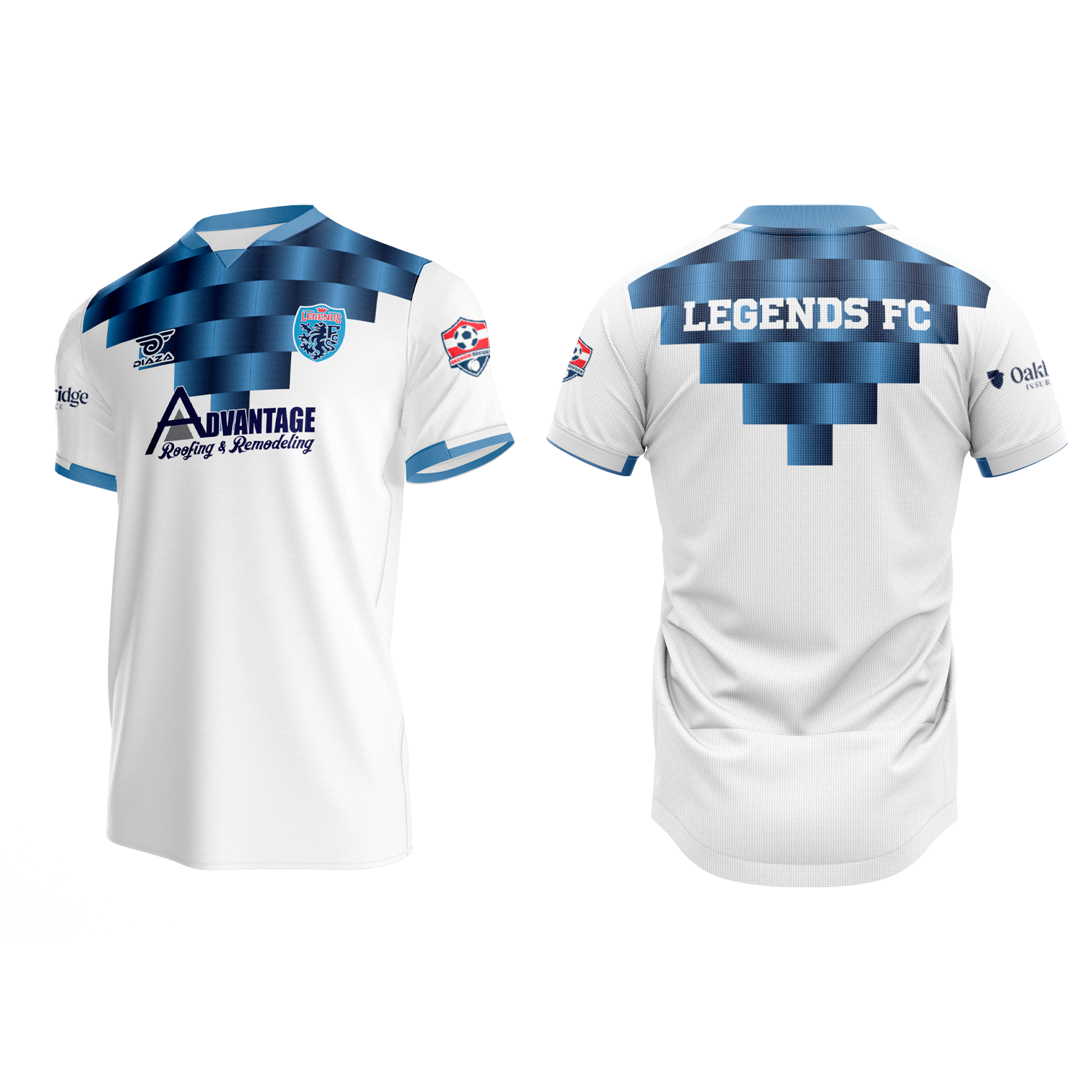Legends FC Away Soccer Jersey - Official Team Uniform for Men & Women - Perfect for Matches, Training & Fan Support