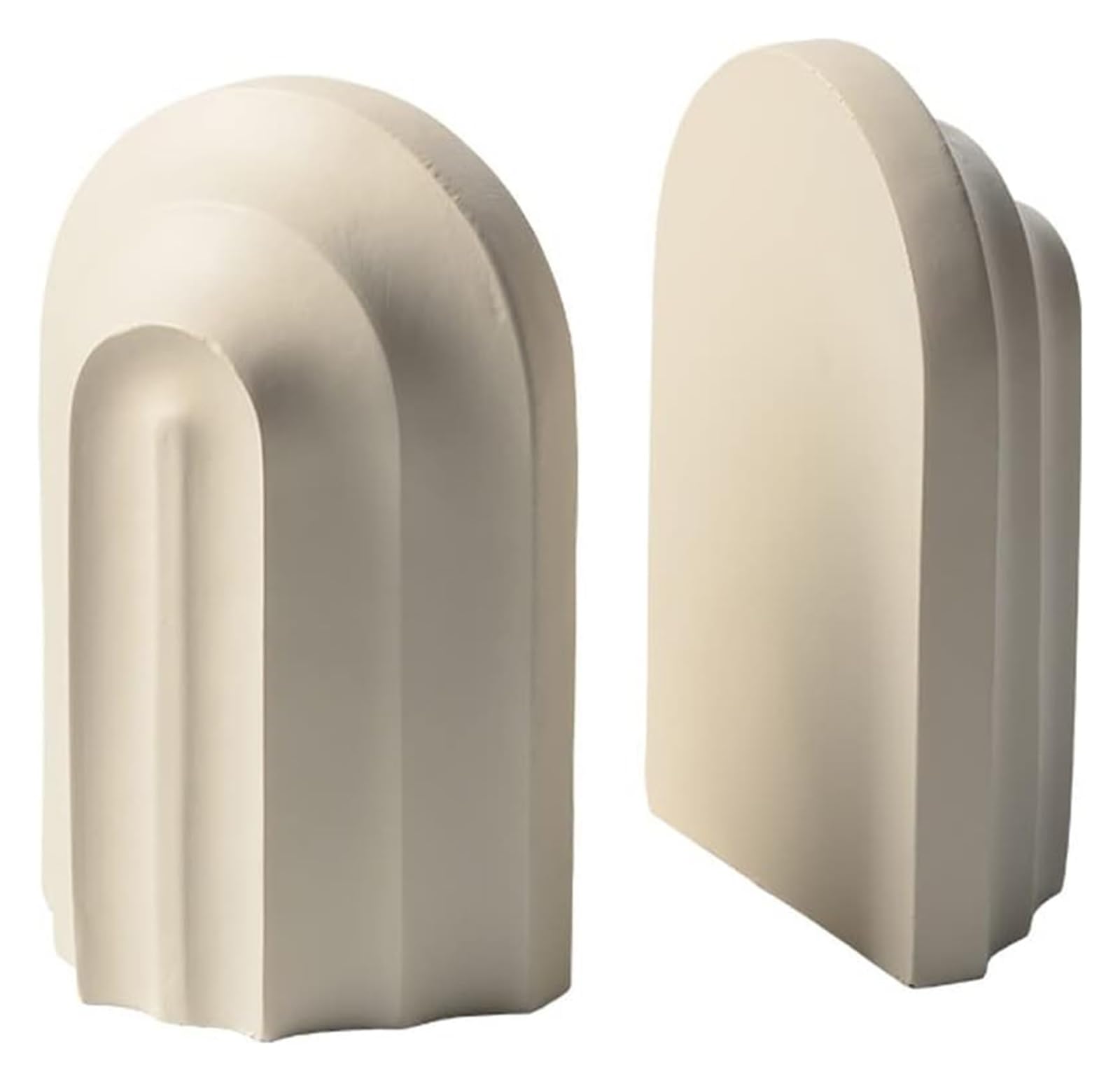Sturdy Non-Slip Bookends - Decorative Book Holders for Office, Study & Home - Modern Desktop Organizer for Books, Albums & Decor (Set of 2) - Perfect for Shelves, Desks & Gift Giving