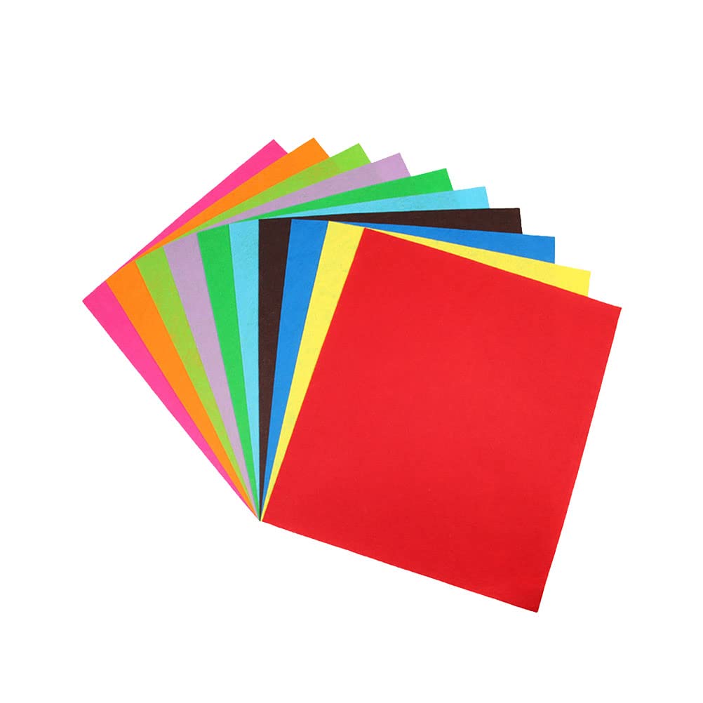 Healifty 40-Piece A4 Felt Fabric Sheets for DIY Crafts, Sewing, Patchwork, Handmade Hair Bows - Perfect for Kindergarten Supplies & Creative Projects