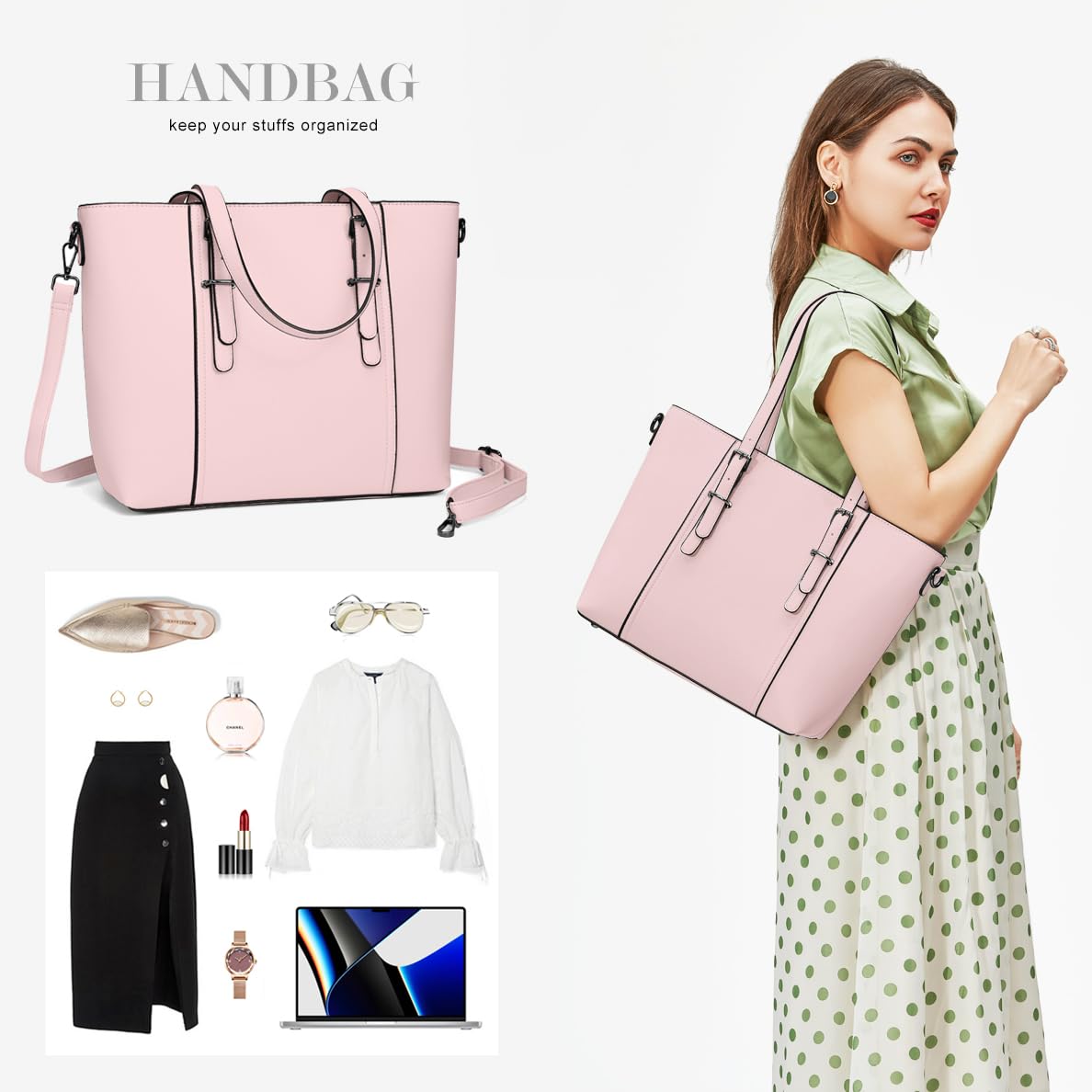Stylish Women's Tote Shoulder Bags - Fashionable Purses & Satchel Handbags with Top Handle for Ladies | Perfect for Work, Travel & Everyday Use