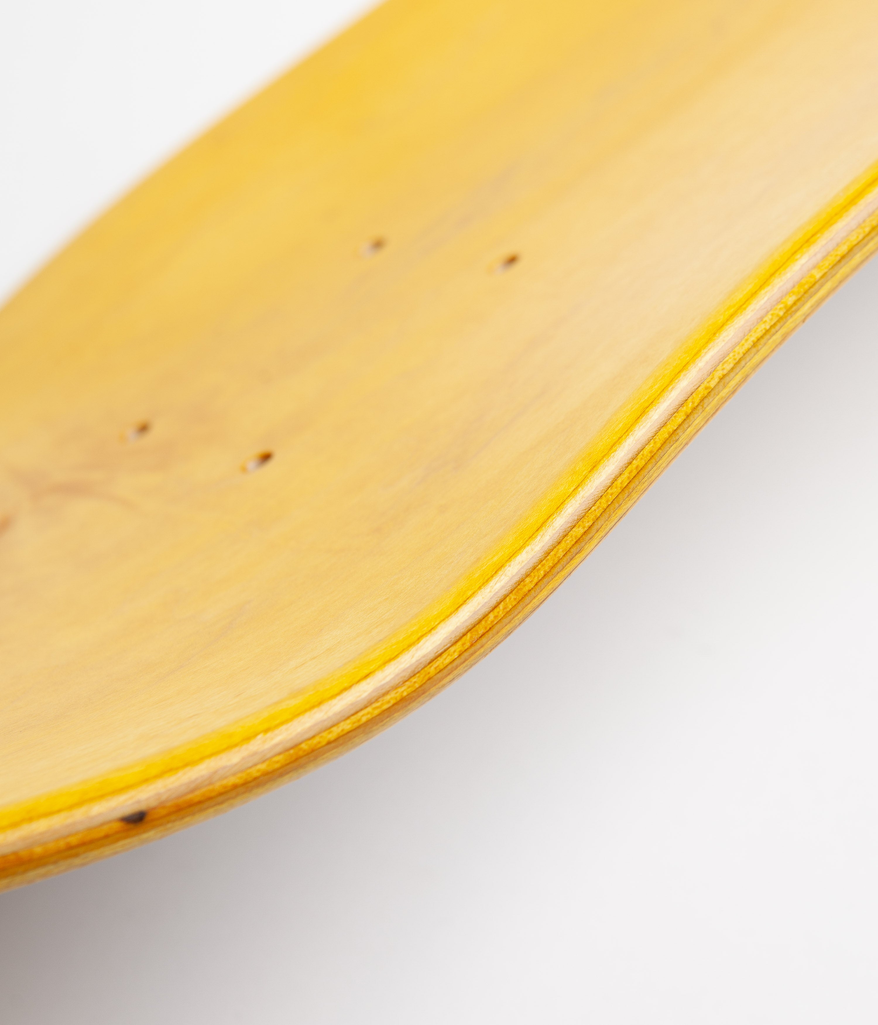 Baglady Throw Up Logo Skateboard Deck - Yellow | High-Quality Skateboard for Street & Park Riding