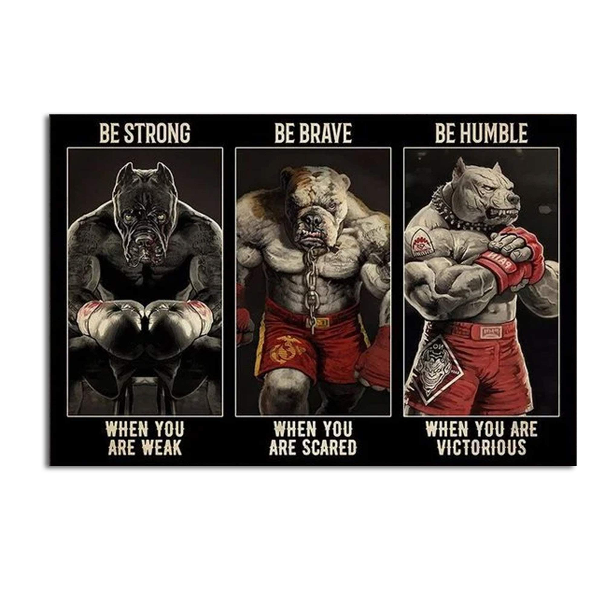 500-Piece Pitbull Boxing Jigsaw Puzzle - Fun & Educational Gift for Adults & Kids - Perfect for Dog Lovers & Fitness Enthusiasts