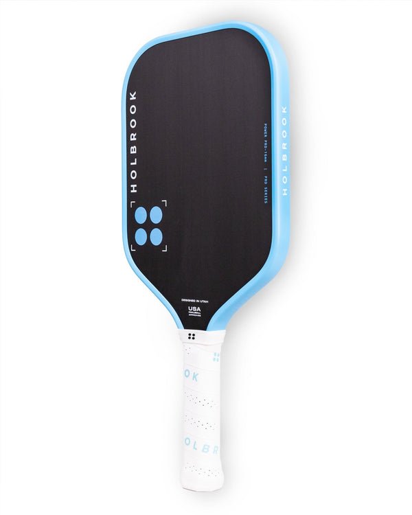 Holbrook Power Pro 16 Blue Pickleball Paddle - Premium Carbon Fiber Surface for Enhanced Spin & Control - Perfect for Competitive Play & Recreational Games
