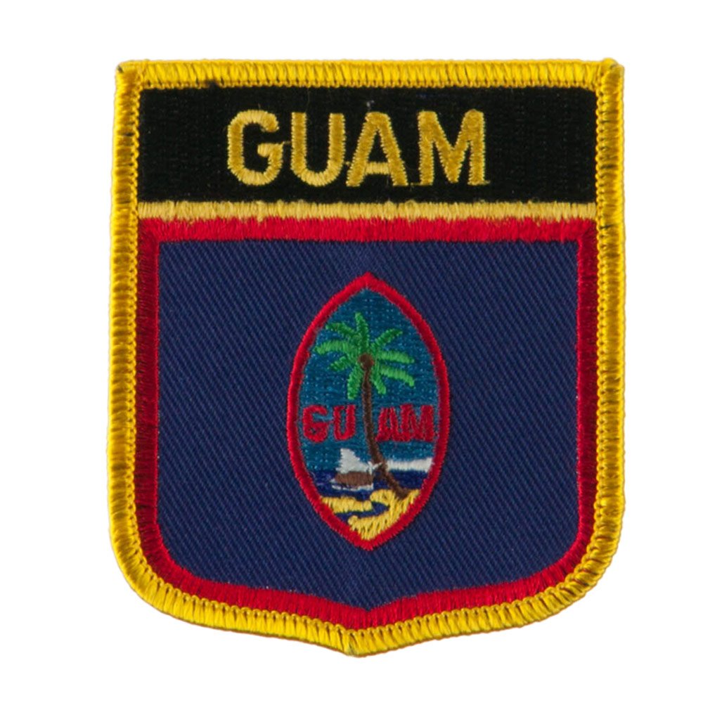 North & South America Flag Embroidered Patch Badge - Guam OSFM - Perfect for Backpacks, Jackets & Hat Decoration