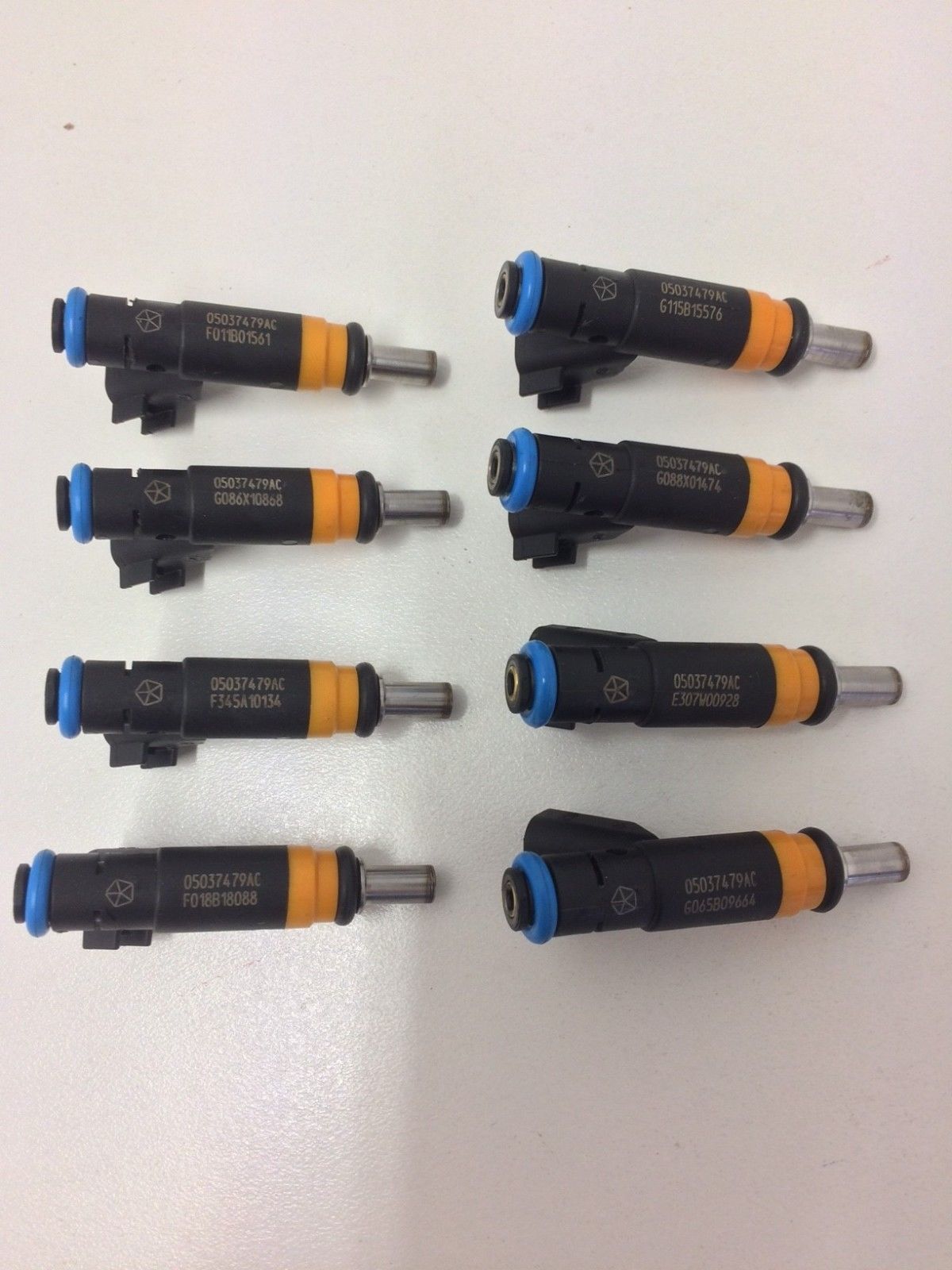 Mopar OEM Fuel Injectors for Jeep Dodge Chrysler 2005-2016 V8 5.7L & 6.1L HEMI Engines - Part #5037479AA - Perfect for Engine Performance Upgrades & Replacement