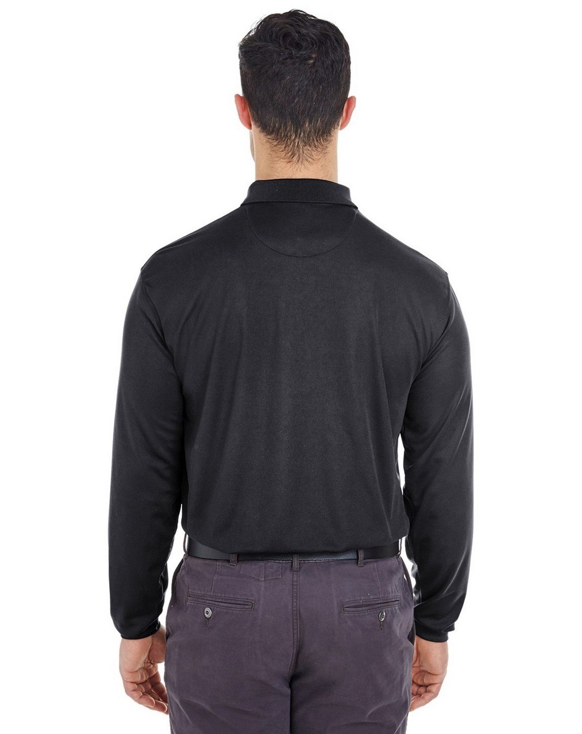 UltraClub Men's UV Protection Moisture Wicking Piqué Polo Shirt - Breathable Quick-Dry Golf & Casual Wear for Outdoor Activities