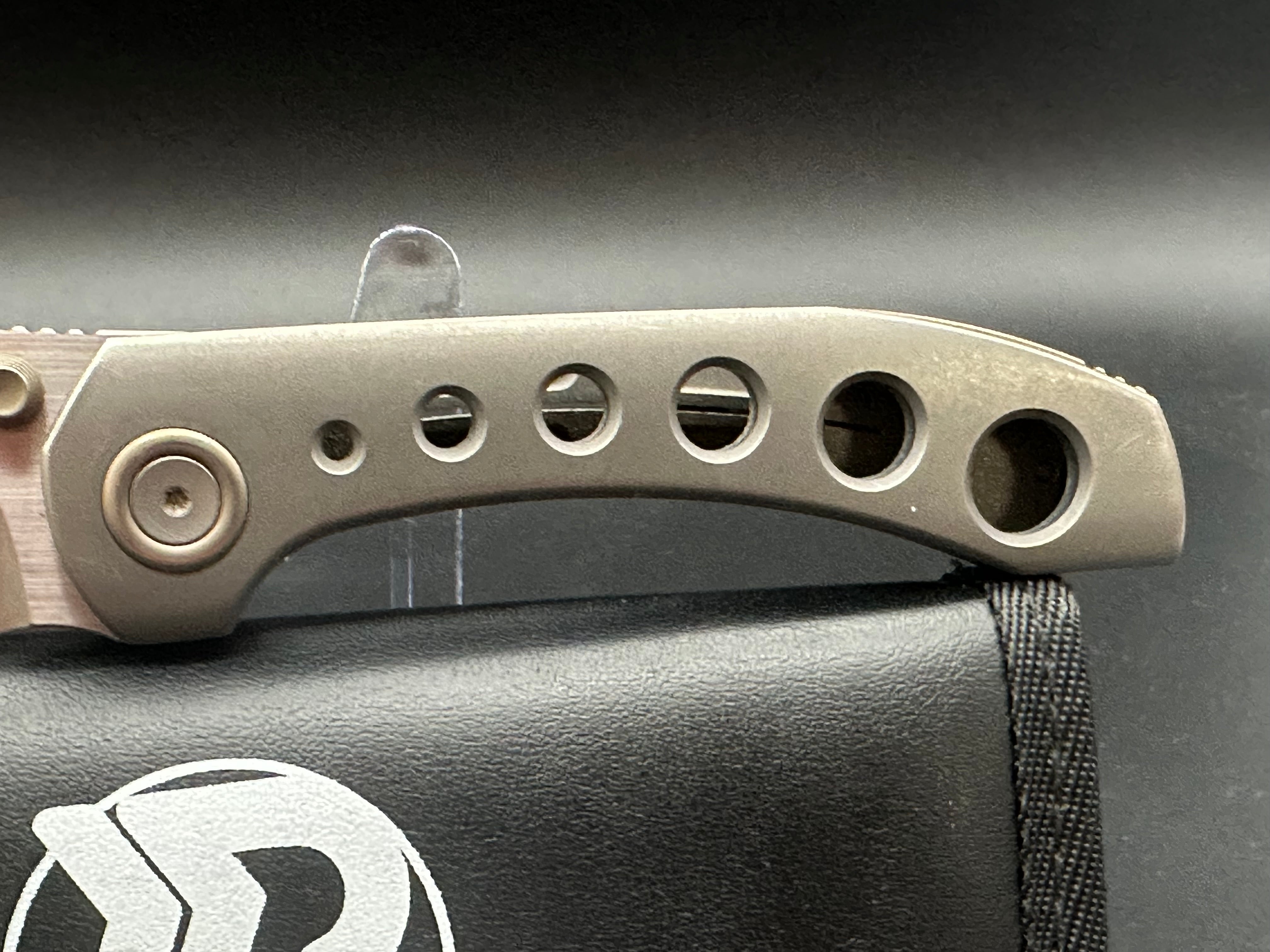 Brian Brown Raptor V1 Folding Knife - Premium EDC Pocket Knife with Titanium Handle for Outdoor, Camping & Everyday Carry (EDC)