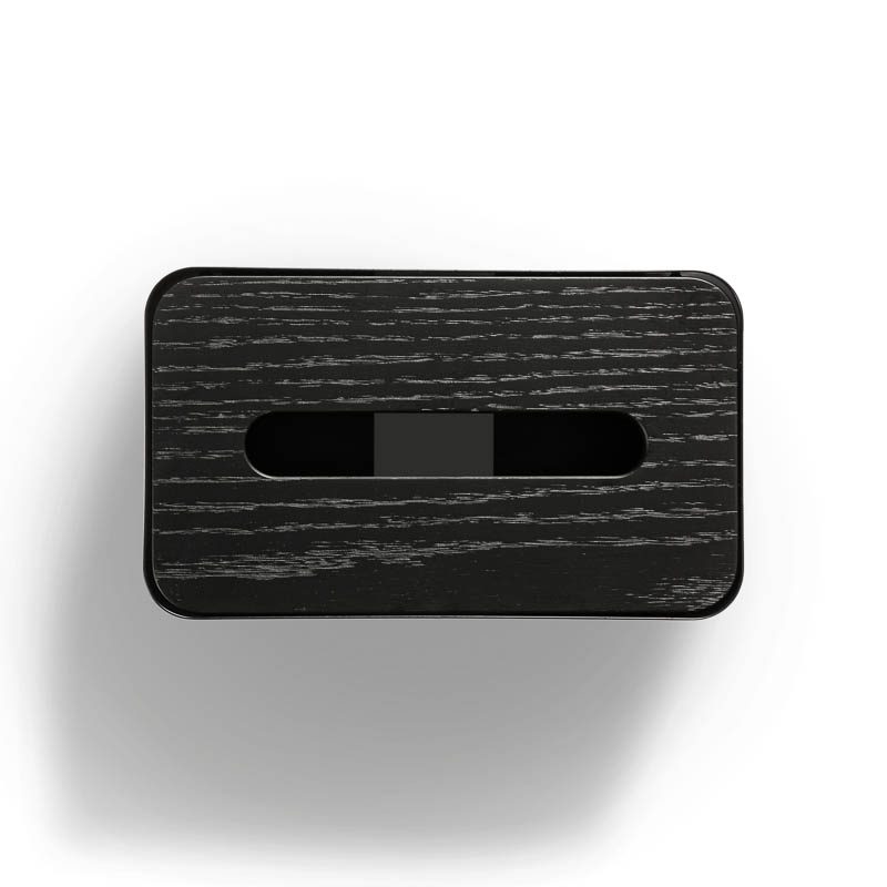 DESIGNSTUFF Premium Black Tissue Box Cover - Stylish & Durable Home Decor for Living Room, Bedroom, or Office