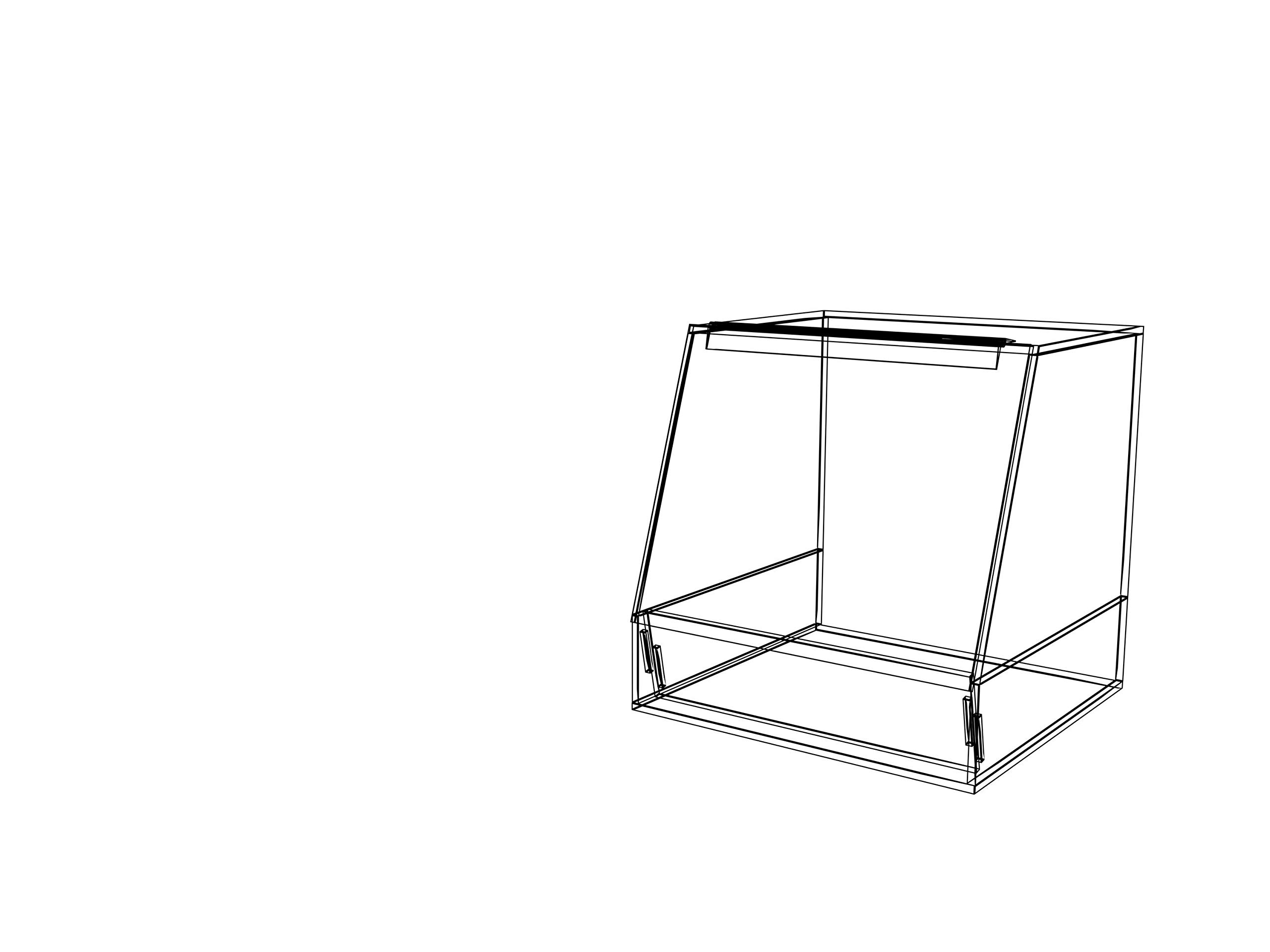 RCS Plastics Bulk Bread Storage Display Case - 1 Container for Deli, Convenience Stores & Bakeries | Perfect for Sandwiches, Pastries, Donuts & Bagels | Removable Crumb Cleanout | Commercial Kitchen & Retail Food Display Solution