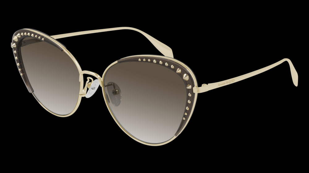 Alexander McQueen AM0310S Sunglasses - Luxury Designer Shades for Women & Men - UV Protection & Fashion Statement - Perfect for Outdoor Activities, Travel & Everyday Wear
