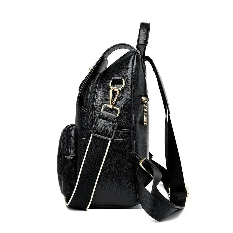 Premium Women's Leather Backpack Purse - Stylish & Durable Handbag for Work, Travel & Daily Use