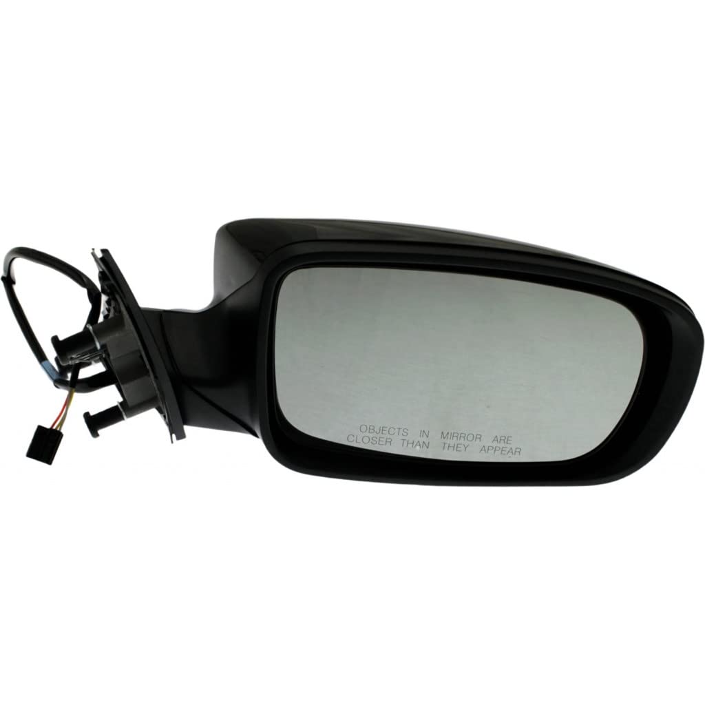 2011-2014 Dodge Charger Passenger Side Power Door Mirror Replacement - Paint to Match OEM CH1321331, 1MA46AXRAC, 1MA46AXRAD | Perfect for Auto Repair & Collision Replacement