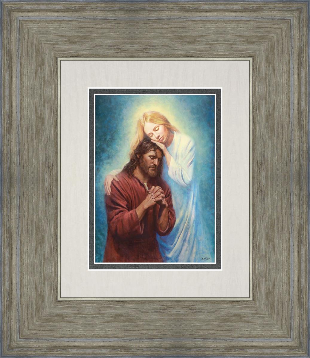 Angel Mother by Del Parson - Beautiful Religious Wall Art for Home Decor - Perfect for Living Room, Bedroom & Church Inspirational Gifts