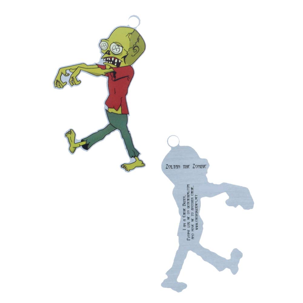Zoltan the Zombie Travel Tag - Unique Luggage ID for Halloween & Horror Fans - Perfect for Suitcases, Backpacks & Costume Accessories