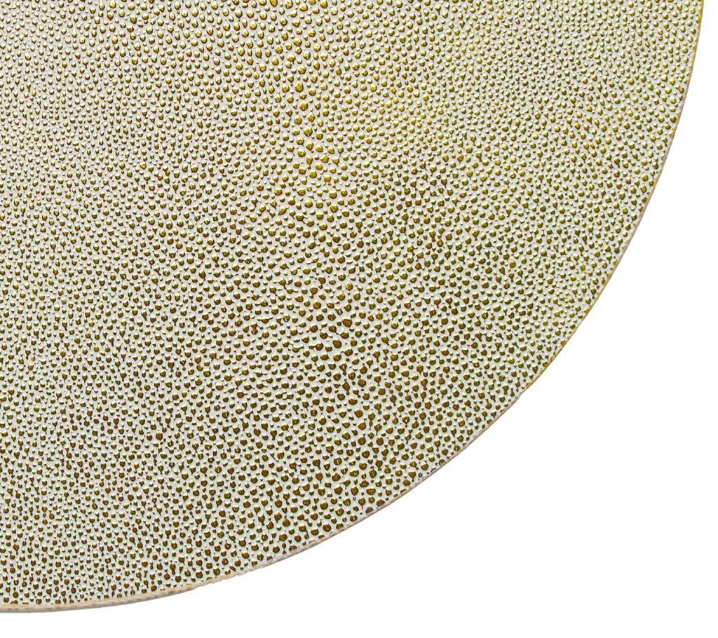 Premium Pebble Placemats Set of 4 - Non-Slip Stone Coasters for Dining Table, Heat Resistant & Waterproof - Perfect for Kitchen, Restaurant, and Outdoor Picnics