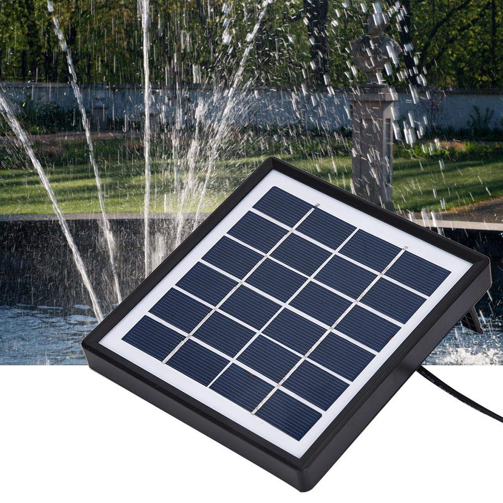 UltraQuiet Solar Submersible Water Pump Kit - 5W Brushless Fountain Pump with Solar Panel for Pool, Koi Pond, Garden, Bird Bath, Waterfall & Aquarium | Perfect for Outdoor Water Features and Hydroponics