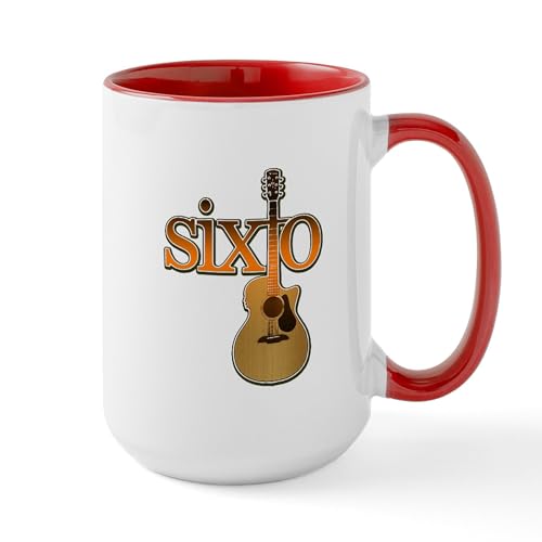 White/Red Inside - SIXTO GUITAR! Mug
