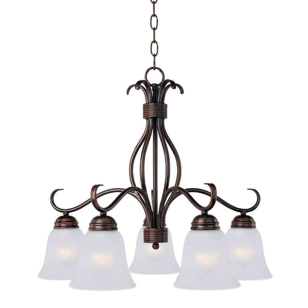 Basix-5 Light Contemporary Chandelier - 25