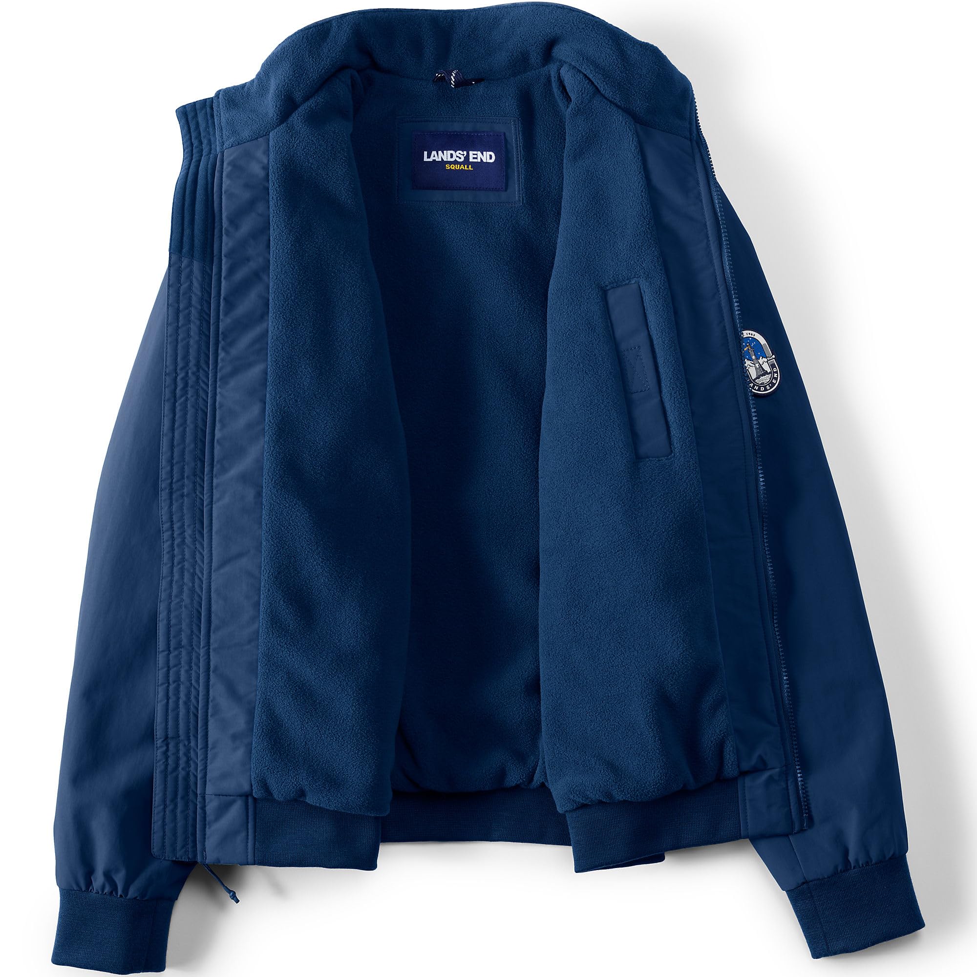 Lands' End Men's Classic Squall Waterproof Insulated Winter Jacket - Warm Windproof Coat for Hiking, Skiing & Outdoor Activities