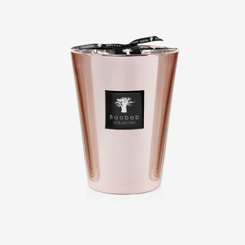 Baobab Collection Roseum Scented Candle - Luxury Home Fragrance with Rose & Spice Notes | Perfect for Relaxation, Romantic Dinners & Spa Nights