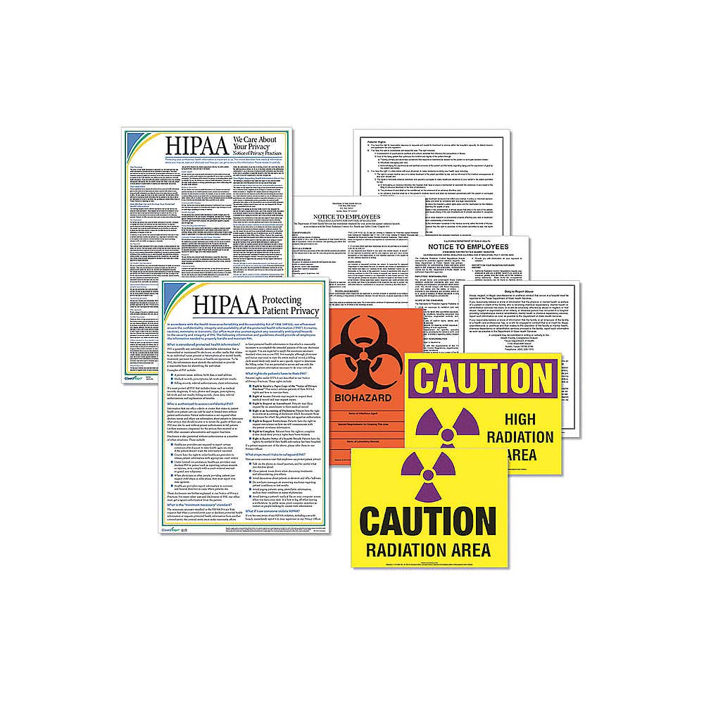 Complyright Federal & State Healthcare Poster Kit for Utah (E50UTHTH) - OSHA Labor Law Compliance Posters - Perfect for Offices, Hospitals & Healthcare Facilities