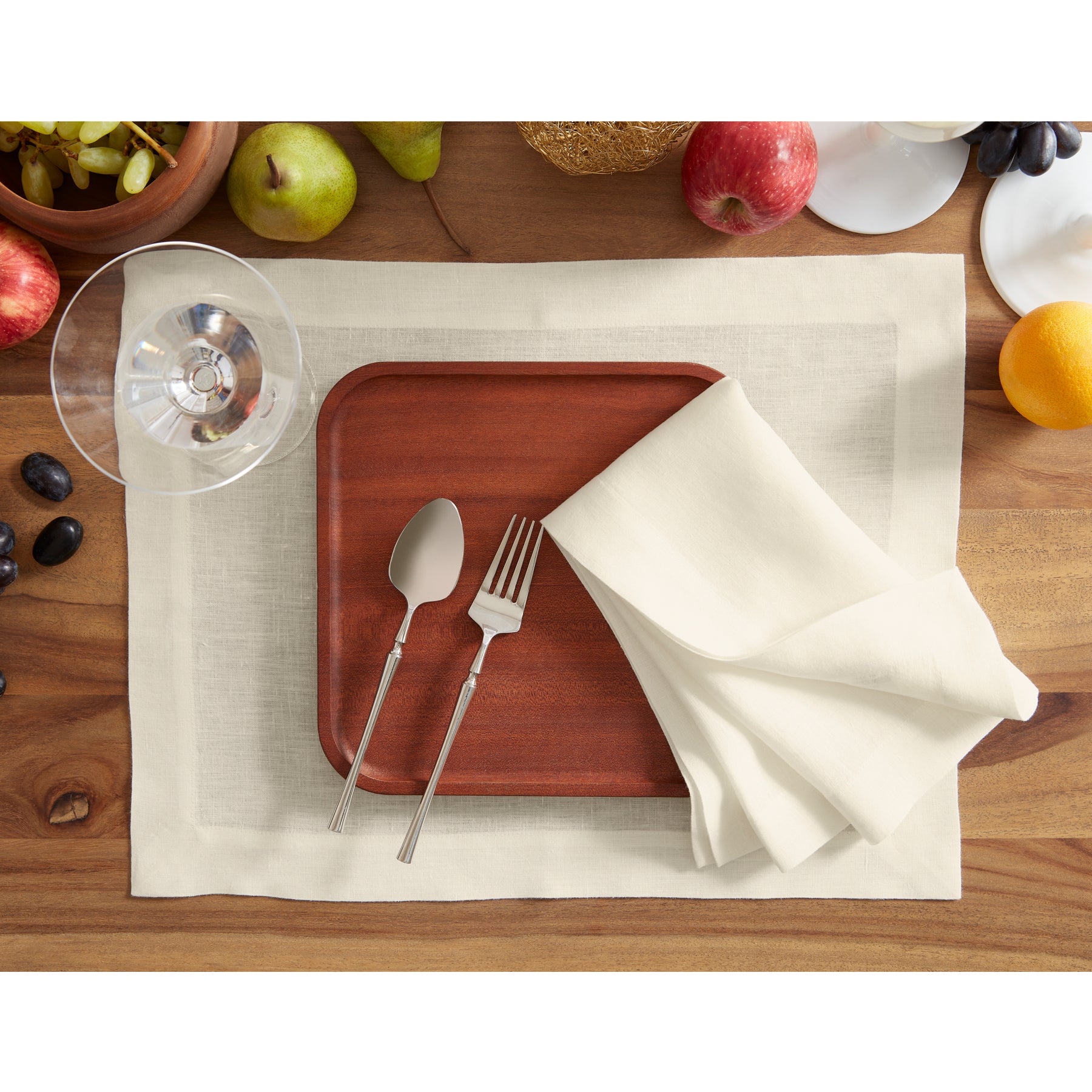 Premium Sonoma Placemats Set of 6 - Waterproof & Heat-Resistant Table Mats for Dining, Kitchen, and Outdoor Use - Elegant Home Decor for Everyday Meals and Entertaining