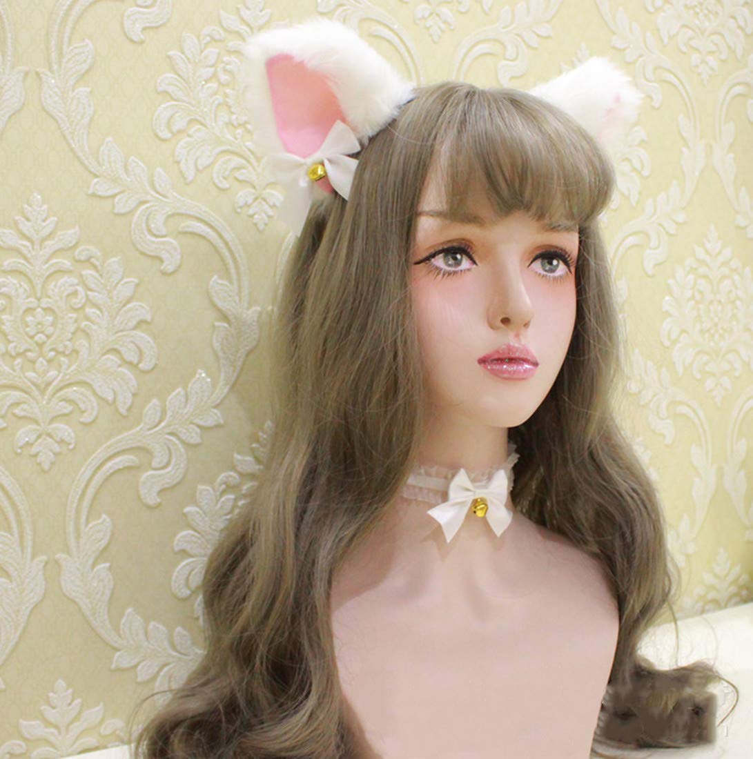 Fxaelian Animal Fox Cat Dog Ears Headband - Cute Furry Cosplay Costume Accessories for Halloween, Party, Anime Conventions & Dress Up Play
