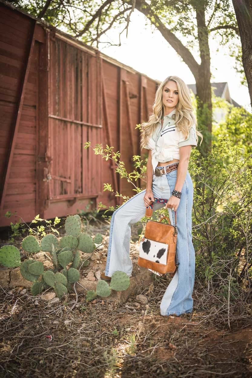 STS Ranchwear Women's Basic Bliss Multi-Color Leather Backpack - Stylish & Durable for Work, Travel & Outdoor Adventures