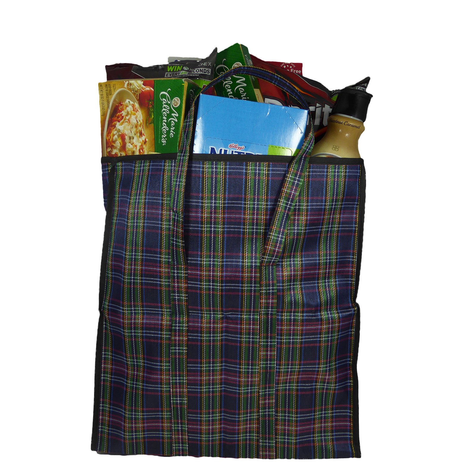 AnapoliZ Premium Heavy Duty Reusable Grocery Bags - Eco-Friendly Shopping Totes with Exclusive Durable Design for Groceries, Farmers Market & Everyday Errands