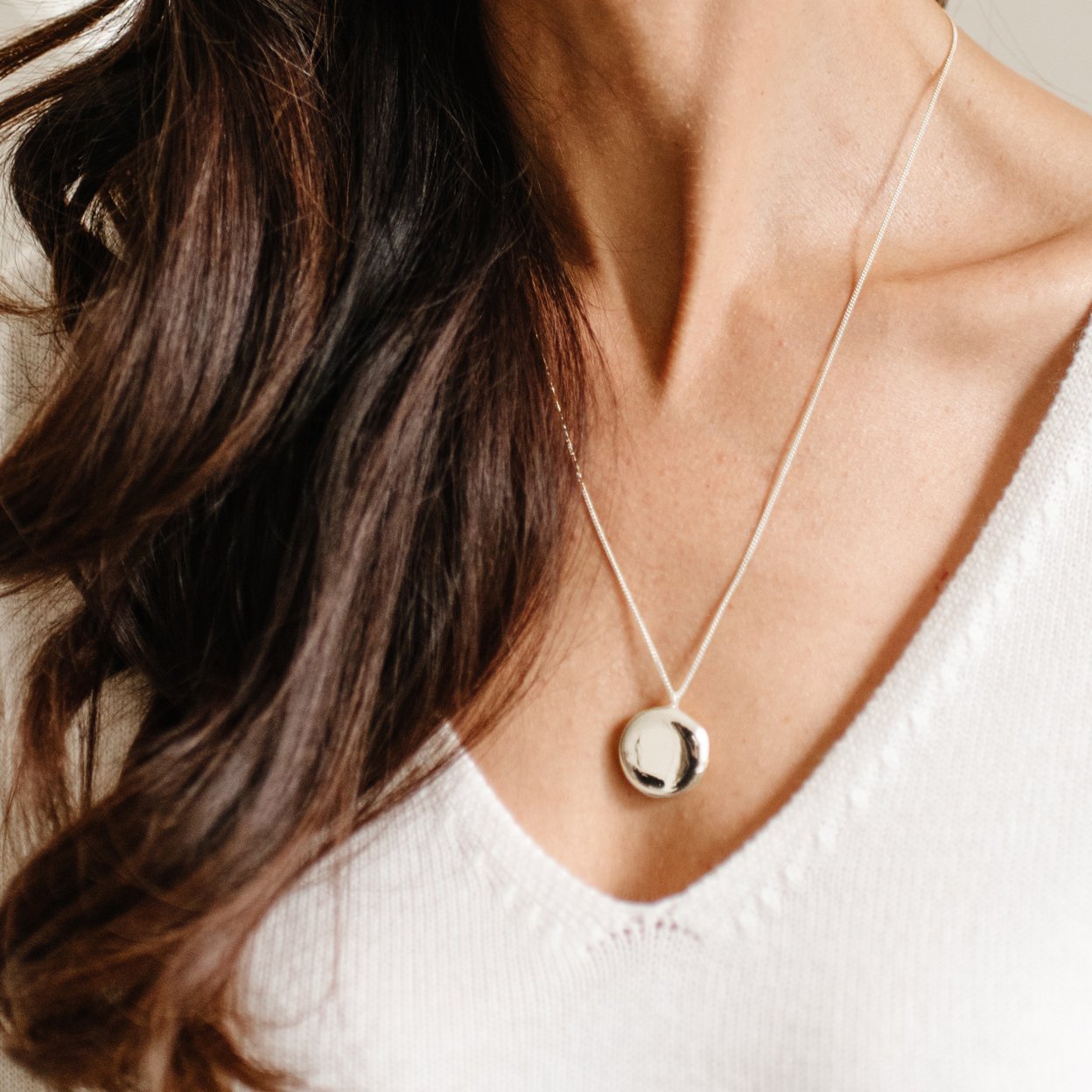 FRAICHE LOCKET NECKLACE - Sterling Silver Pendant Jewelry for Women | Perfect Gift for Valentine's Day, Anniversary & Special Occasions