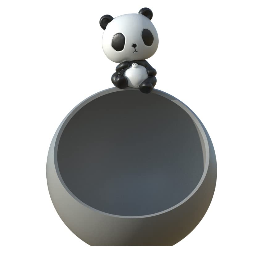 Panda Key Holder & Storage Bowl - Cute Fruit Snack Candy Jewelry Tray for Living Room, Desktop, Bedroom & Porch Decor - Perfect Home Organization Gift for Women & Kids (Ideal for Keys, Jewelry, Coins & Small Items)