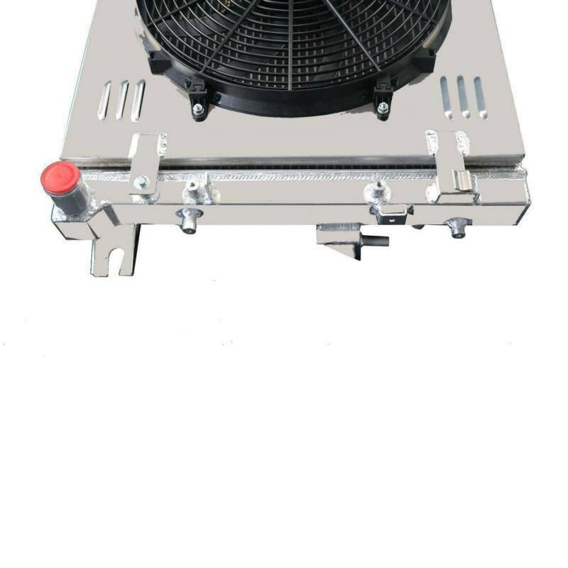 Jeep Wrangler JK Radiator Replacement 3.6L 3.8L V6 (2007-2015) - 3 Row Aluminum Crossflow Radiador with Electric Fan Shroud & Thermostat Kit Combo | Perfect for Off-Roading, Daily Commuting & Extreme Weather Conditions